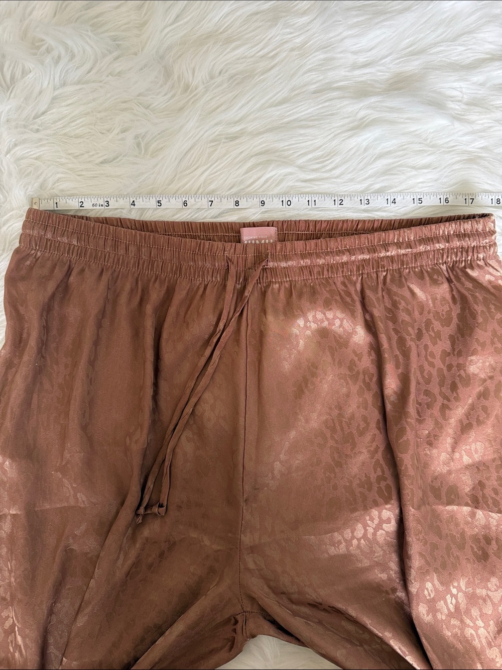 Show Me Your Mumu Leopard Pajama Pants XL Brown Lounge Sleepwear - Picture 5 of 7